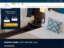 Tablet Screenshot of hotelcasablanca.com.co